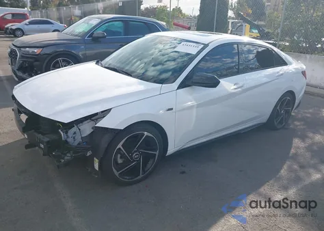 2023 Hyundai Elantra N Line from USA, damaged, VIN KMHLR4AFXPU543951